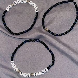 The Crow statement bracelets